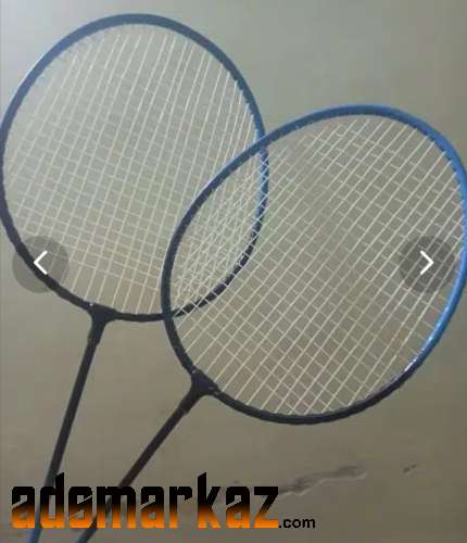 Badminton rackets & shuttlecock