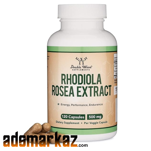 Double Wood Rhodiola Rosea Capsules, Well Mart, 03208727951