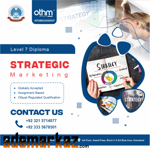 Diploma in OTMH level 7 Strategic Marketing