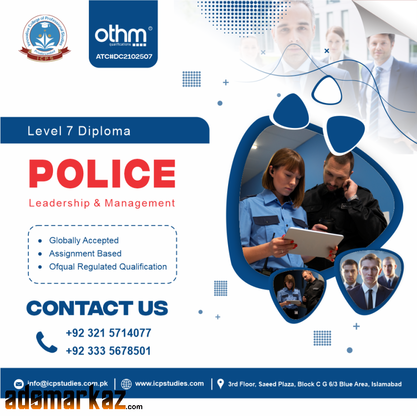 OTHM Level 7 Diploma in Police Leadership and Management