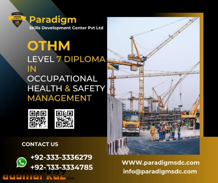 "PARADIGM-Skills Development Centre is now offering OTHM Level 7 Diplo