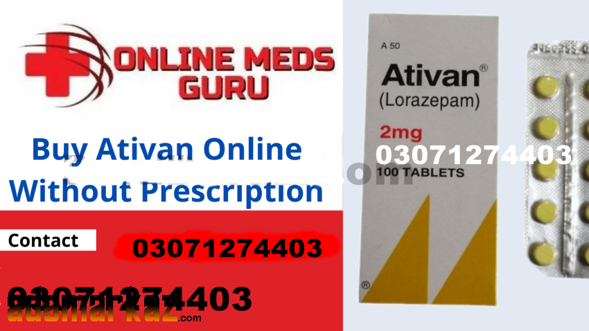 Ativan 2mg Tablet Price in Pakistan @03071274403