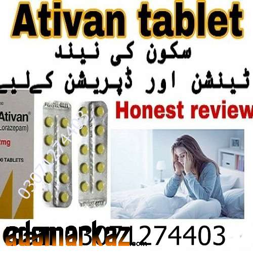 Ativan Tablet 2mg In Nawabshah  @03071274403
