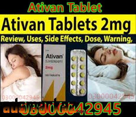 Ativan 2Mg Tablet Price In Jatoi#03000042945All Pakistan