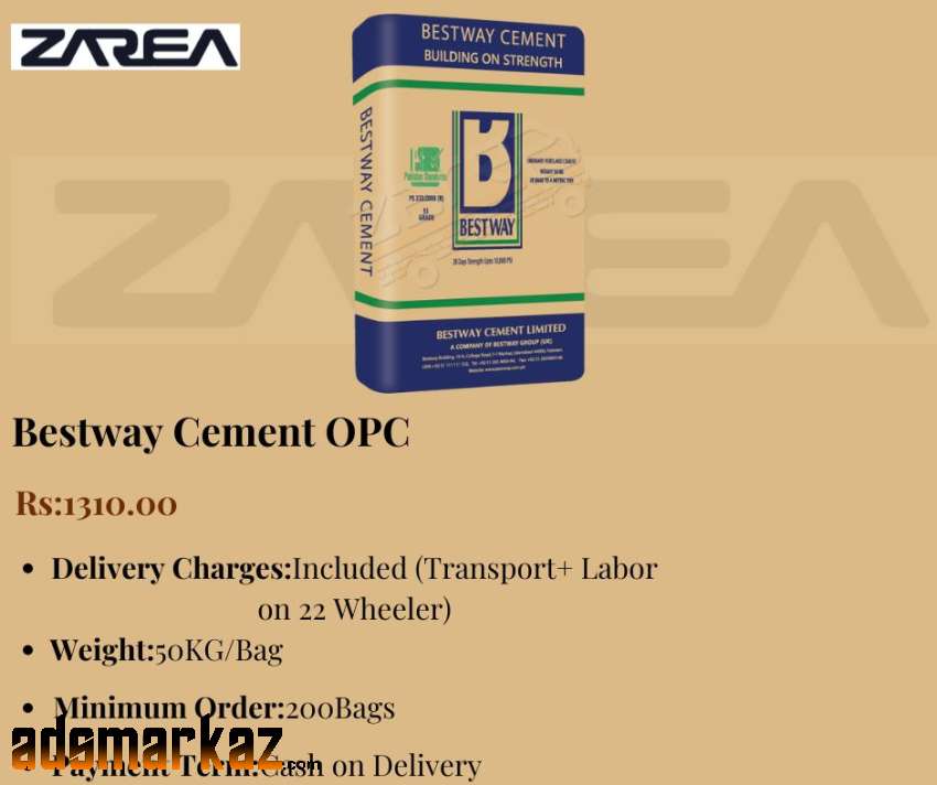 Bestway Cement Available on Zarea.pk