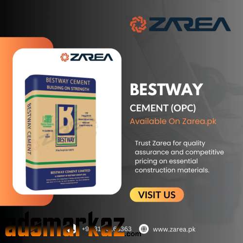 Get the Best with Bestway Cement: Premium Quality Now on Zarea Limited