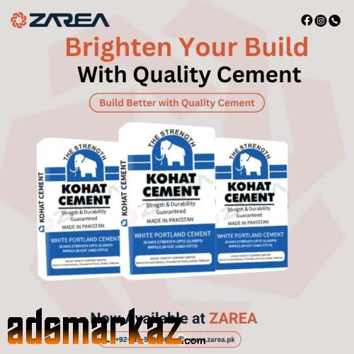 Kohat Cement (White) Now Available at Zarea Limited