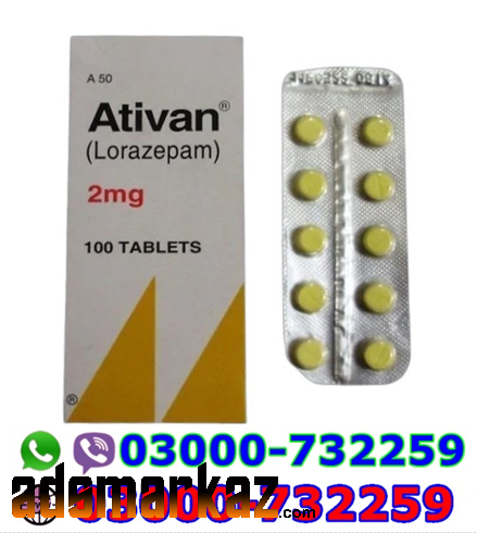 Ativan 2mg Tablet Price in Bahawalpur@03000732259 All Pakistan