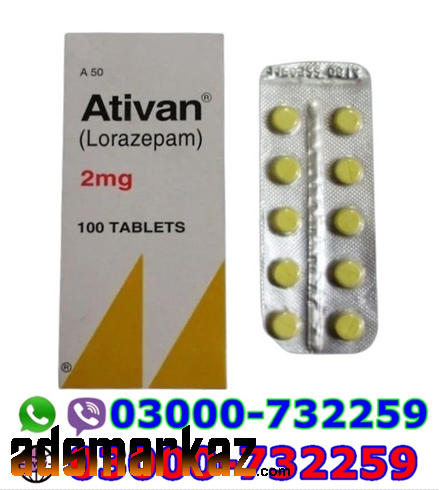 Ativan 2mg Tablet Price in Islamabad@03000732259 All Pakistan