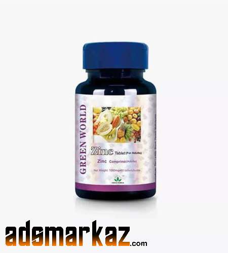 zinc tablets Green World : Enhance Stamina, Promote healing and Fertil