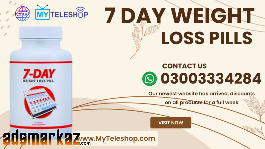 7 Day Weight Loss Pills Price in Pakistan