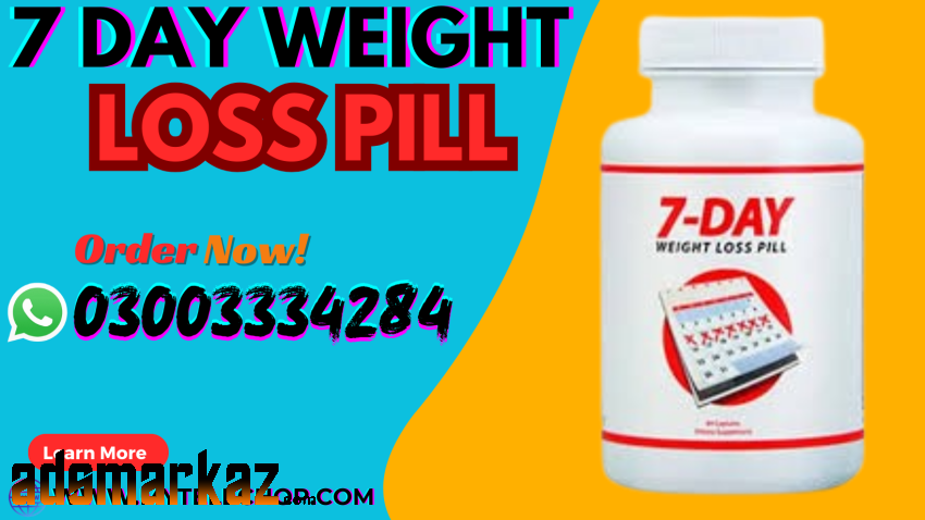 7 Day Weight Loss Pills Price in Pakistan