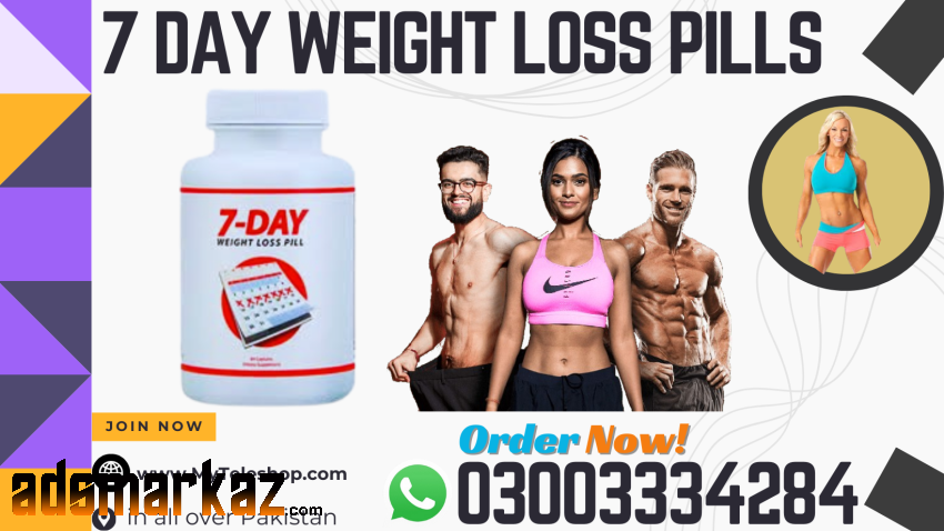 7 Day Weight Loss Pills Price in Pakistan