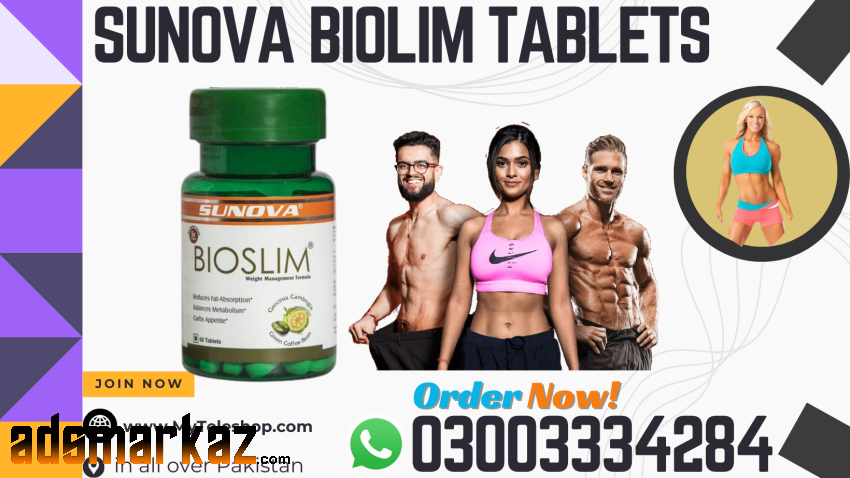 Sunova Bioslim Tablets Price in Pakistan