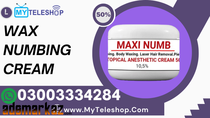 Wax Numbing Cream Price in Pakistan