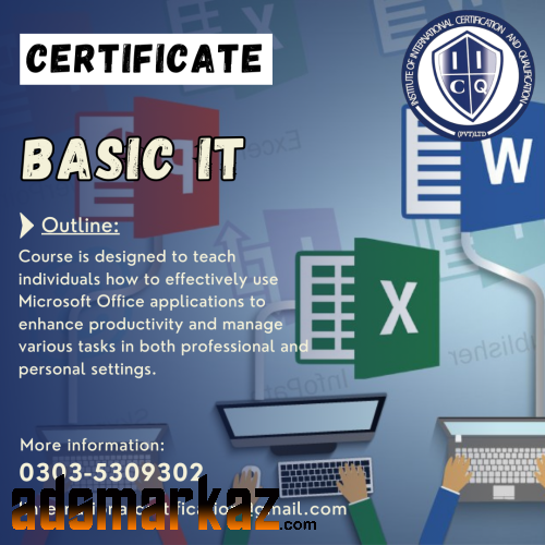 Basic computer two months course in Lahore