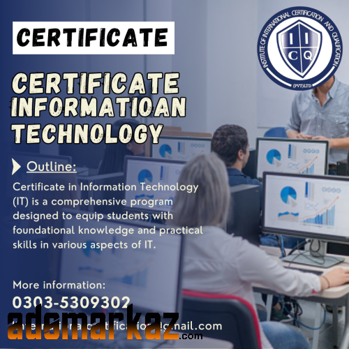 Certificate in information technology course in Lahore