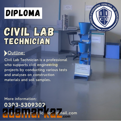 Civil Lab Technician course in Muzaffarabad AJK