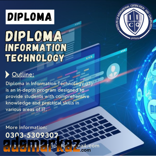 DIT Diploma in information Technology course in Rawalpindi Shamsabad