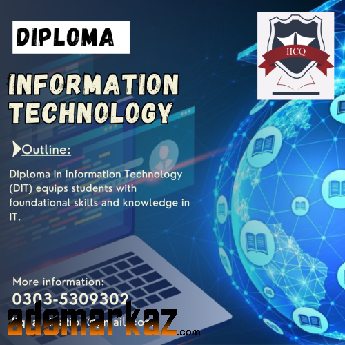 DIT diploma in information technology course in Rahim Yar Khan