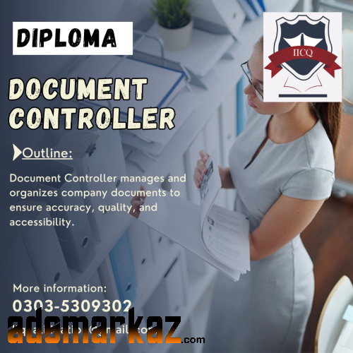 Document controller diploma course in Malakand