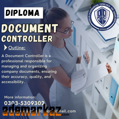 Document controller course in Abbottabad Haripur