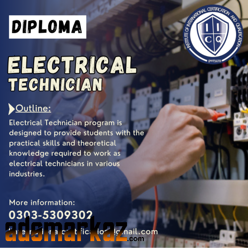 Electrical Technician one year diploma course in Bannu