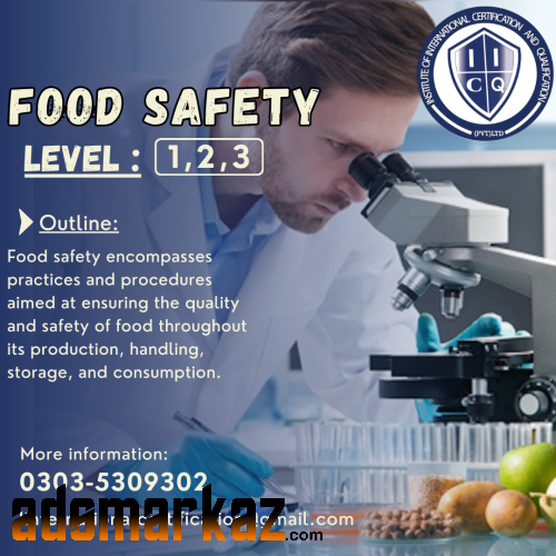 Food Safety level 3 course in Azad Kashmir