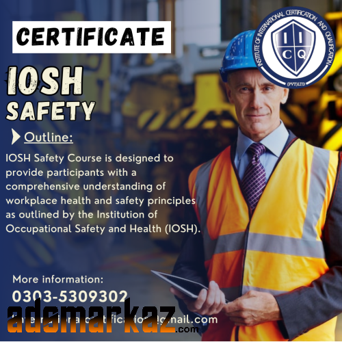 IOSH MS Safety course in Rawalpindi Sadiqabad