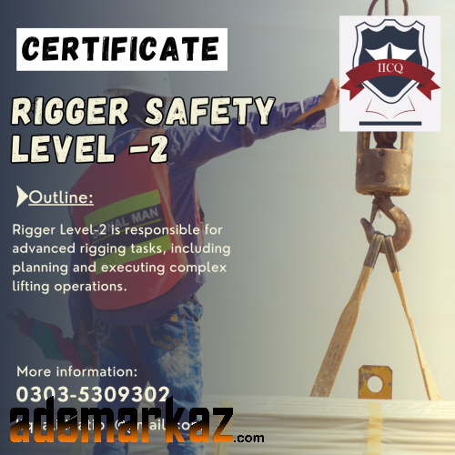 Rigger level 2 international certification in Rawalpindi Liaqat Bagh