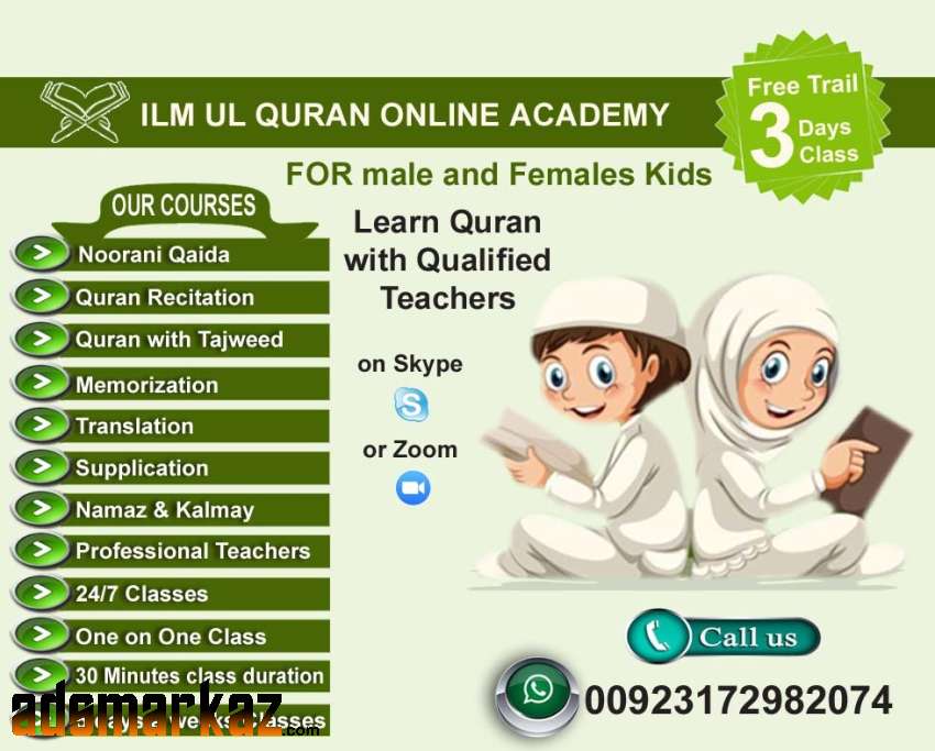 Learn Quran with Tajweed Online Classes for Kids & Adults+923172982074