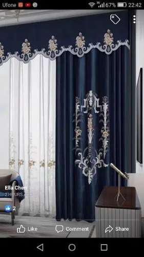curtain and roman blinds For Sale