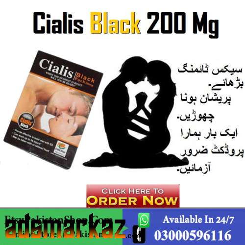 Cialis Black 200 MG Tablets Pakistan 03302833307