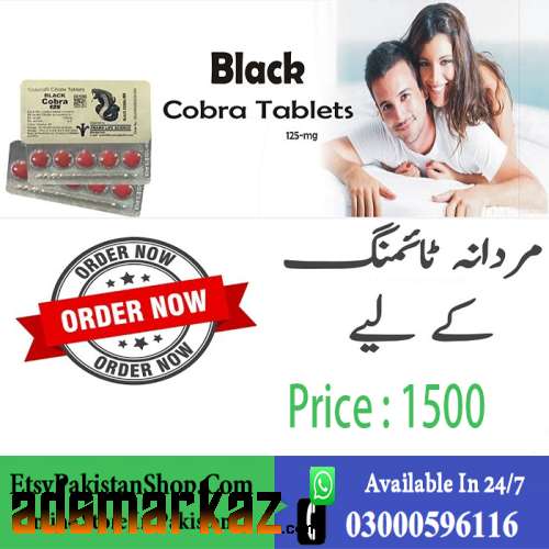 Black Cobra Sex Timimg Tablets In Karachi - 03302833307