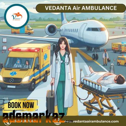 Use the Fastest Vedanta Air Ambulance Service in Raipur at Nominal Fee