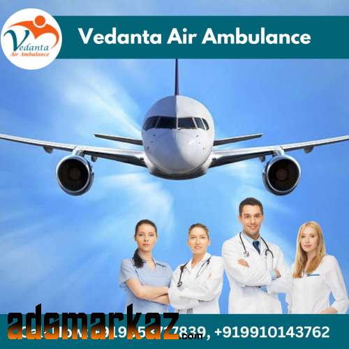 Obtain Vedanta Air Ambulance from Kolkata with ICU Specialist Doctor