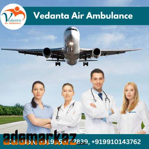 Vedanta Air Ambulance from Patna with Life-Saving Medical Accessories