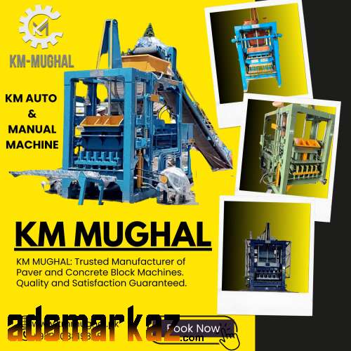 For Sale: KM Mughal 3 Star Concrete Light Block Making Machine