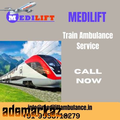 Medilift Train Ambulance Service In Kolkata