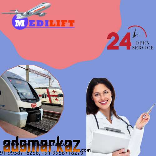 Choose Medilift Train Ambulance Service In Raipur