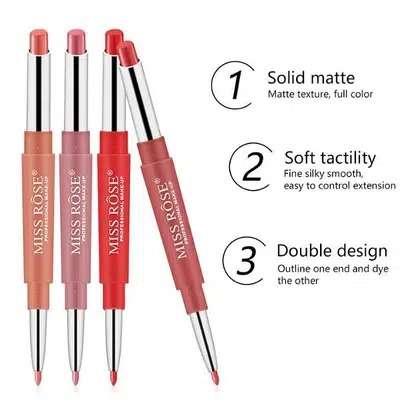 Miss Rose 2 in 1 Lipstick + Lipliner High Pigment for sale