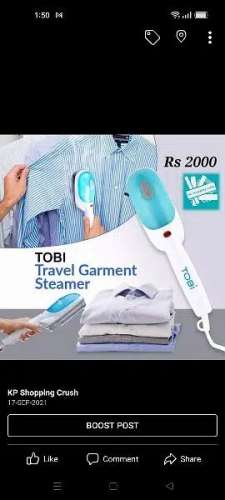 Tobi Steamer Iron -Tobi Travel Steamer Box Pack for sale