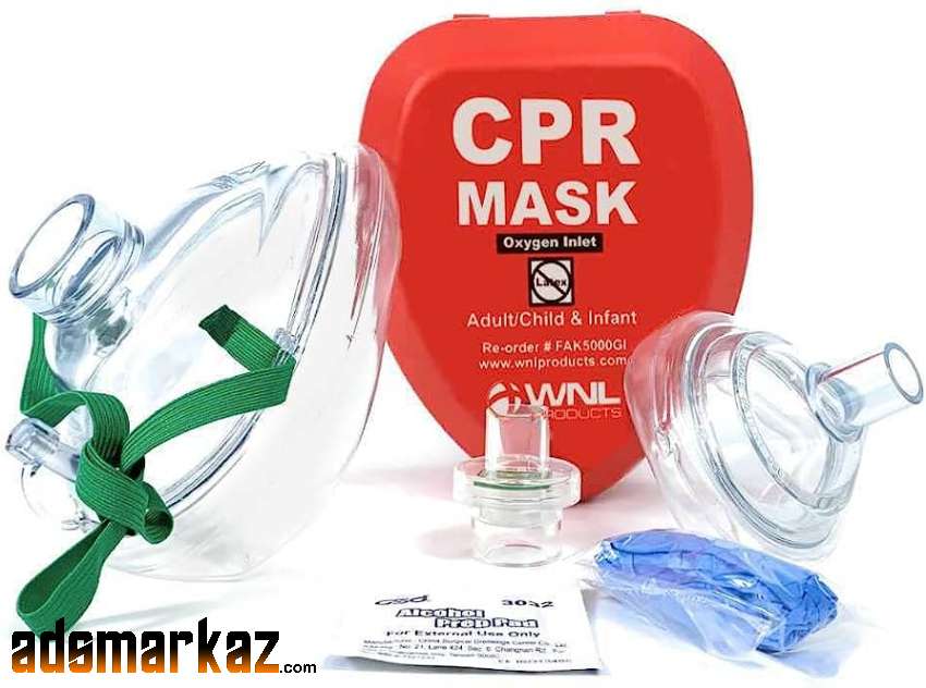 Pocket CPR Resuscitation Face Mask