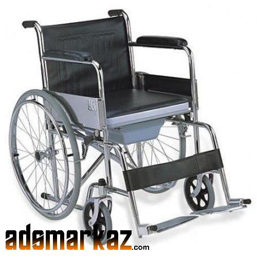 Fixed Folding Commode Wheel Chair| Surgical hut