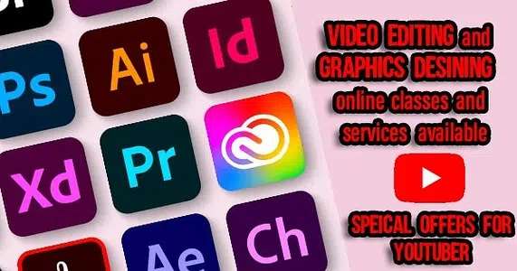 Video editing online classes available Graphic Designing