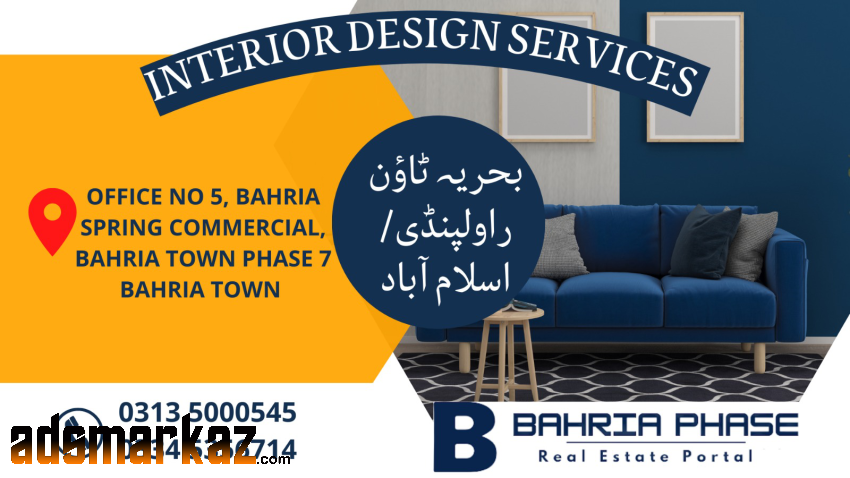 Interior Design Services in Bahria Town Rawalpindi