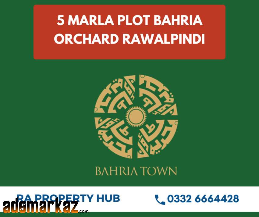 5 Marla Plot For Sale in Bahria Orchard Rawalpindi