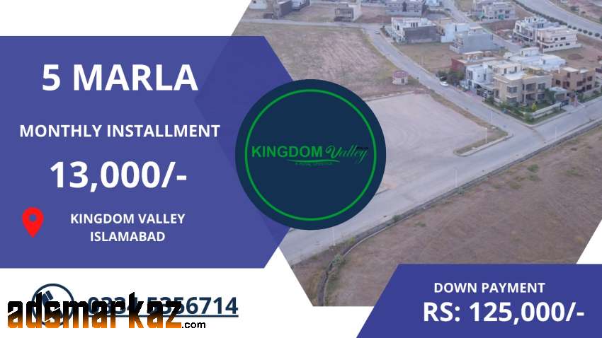 Exclusive 5 Marla Plots Files Kingdom Valley Islamabad