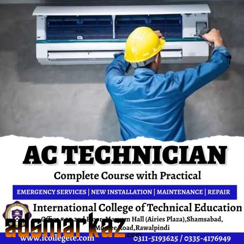 AC Technician and refrigeration three months course in Mansehra KPK