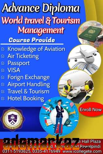 World Travel Tourism  one year diploma course in Haripur Abbottabad